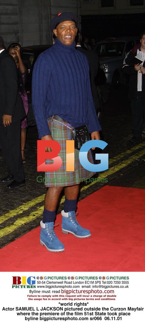 Samuel L Jackson at 51st State film premiere