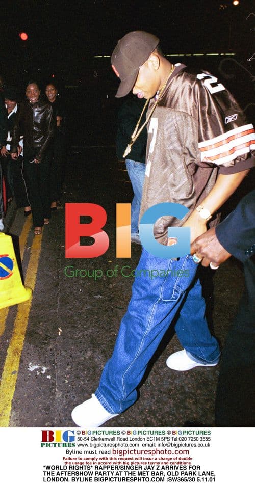 Jay Z Arrives for Aftershow Party in London