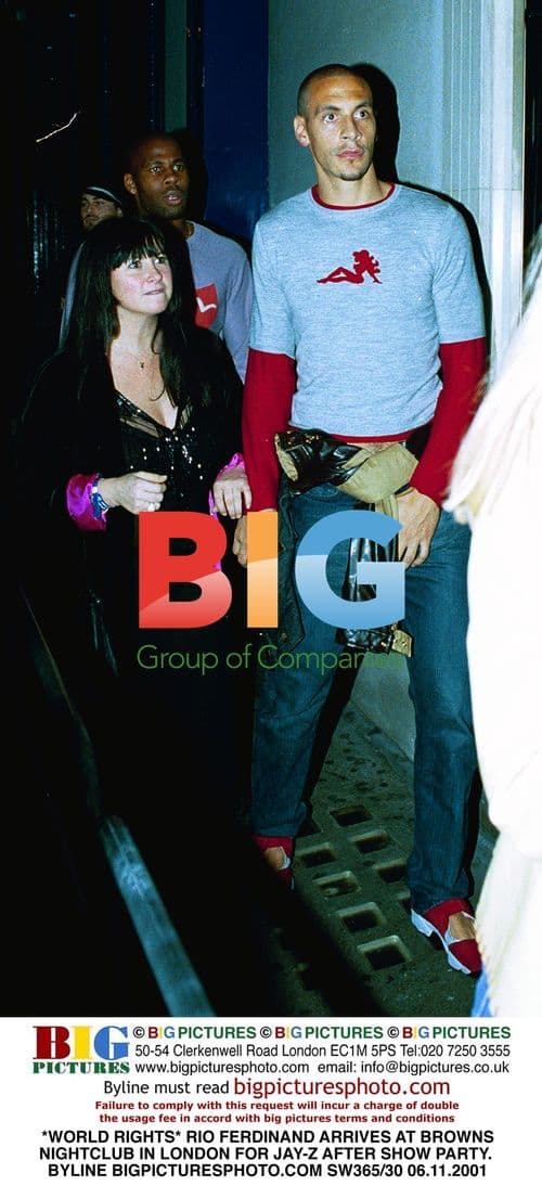 Rio Ferdinand at Jay-Z After Show Party