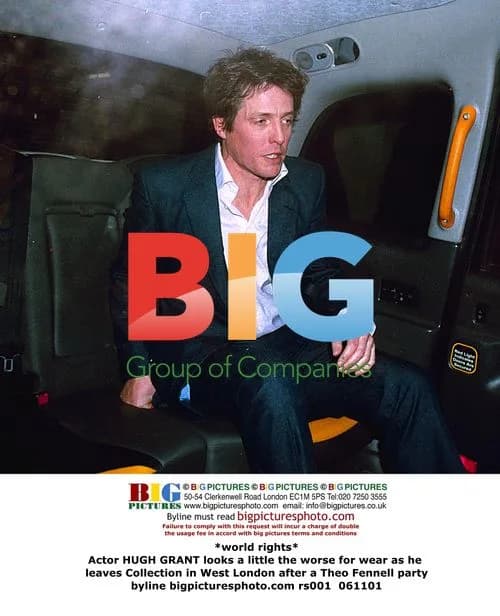 Hugh Grant Leaves Party in West London