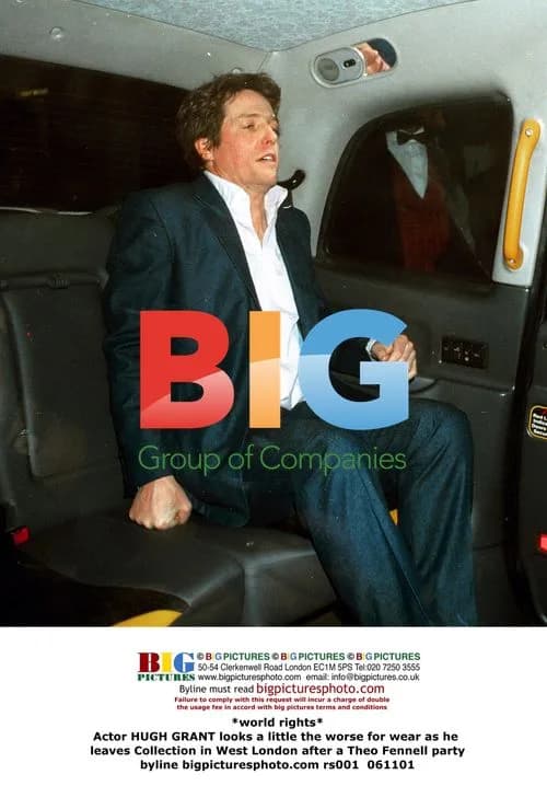 Hugh Grant Leaves Party in London