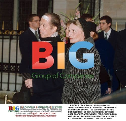 Princess Soraya's Funeral in Paris