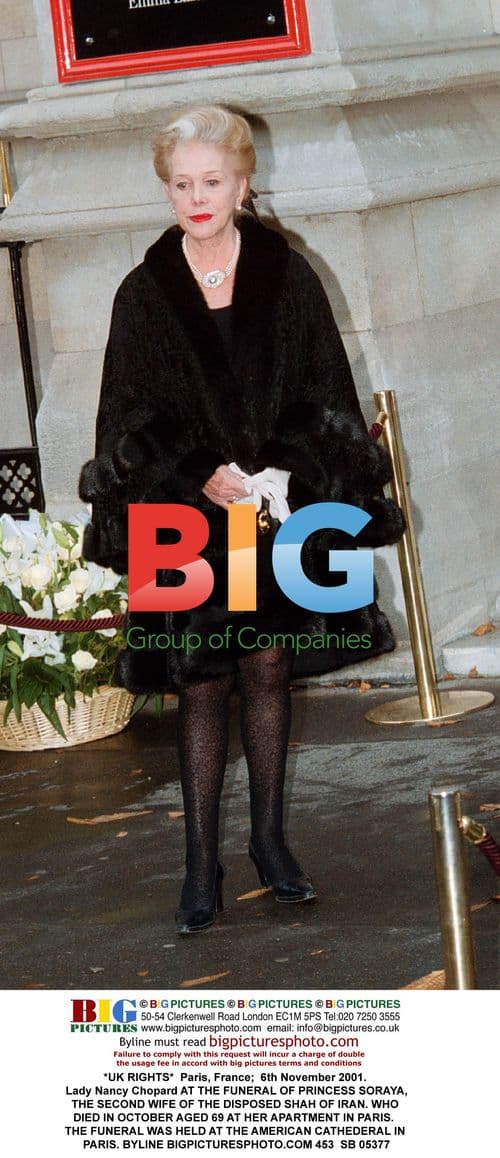 Funeral of Princess Soraya in Paris