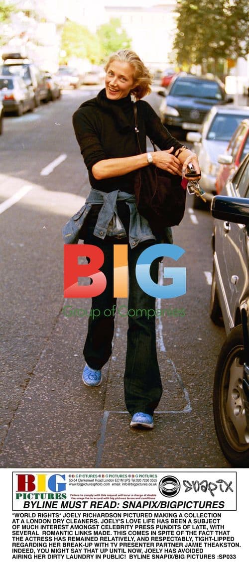 Joely Richardson at Dry Cleaners