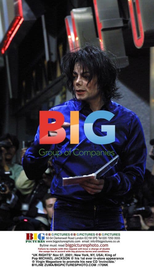 Michael Jackson Promotes 'Invincible' Album