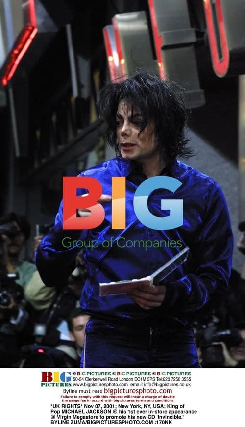 Michael Jackson Promotes 'Invincible' Album