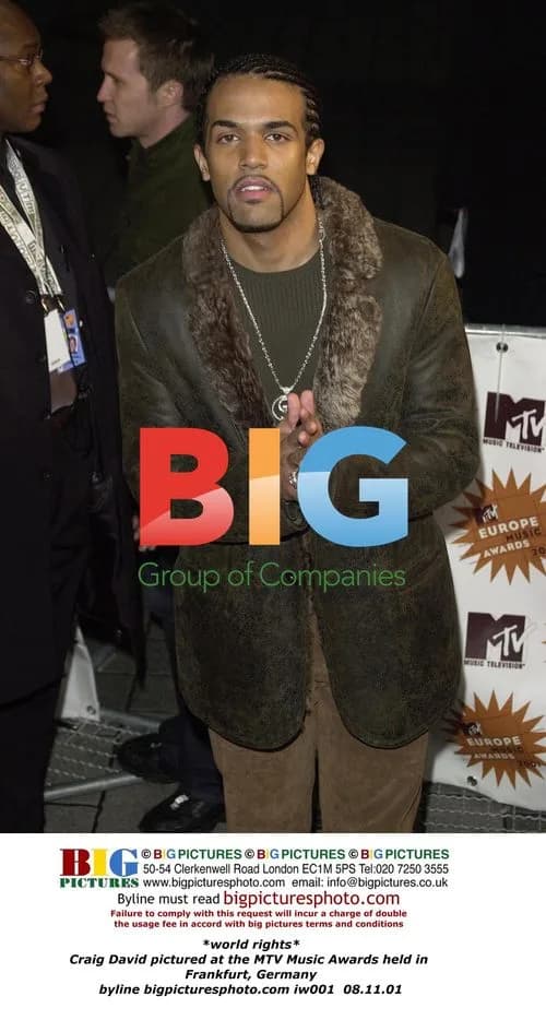 Craig David at 2001 MTV Music Awards
