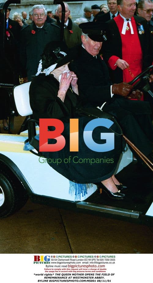 Queen Mother Opens Field of Remembrance