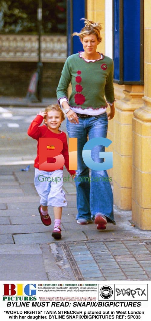 TV Presenter Tania Strecker with Daughter