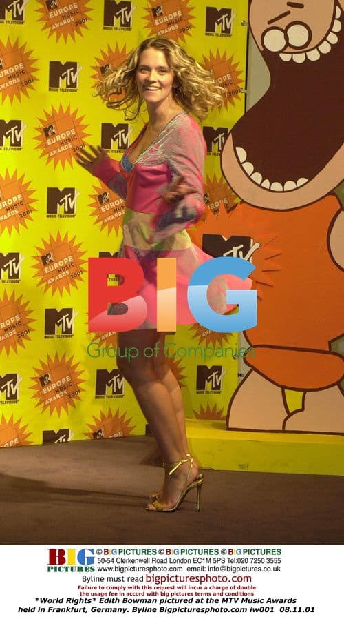 Edith Bowman at MTV Music Awards in Frankfurt