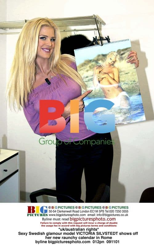 Victoria Silvstedt Promotes Raunchy Calendar