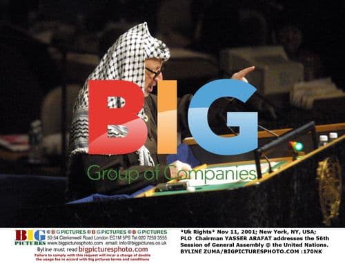 Yasser Arafat Addresses UN General Assembly