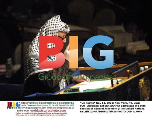 Yasser Arafat Addresses UN General Assembly