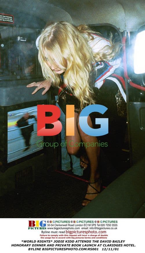 Jodie Kidd at David Bailey Book Launch