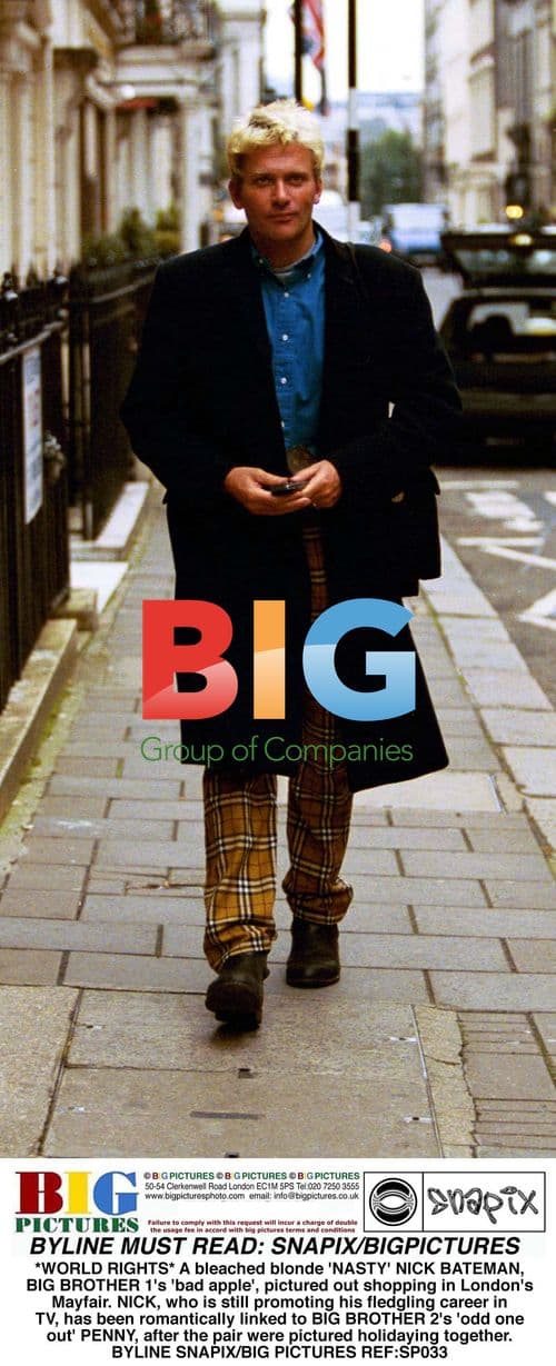 Nick Bateman Out Shopping in London