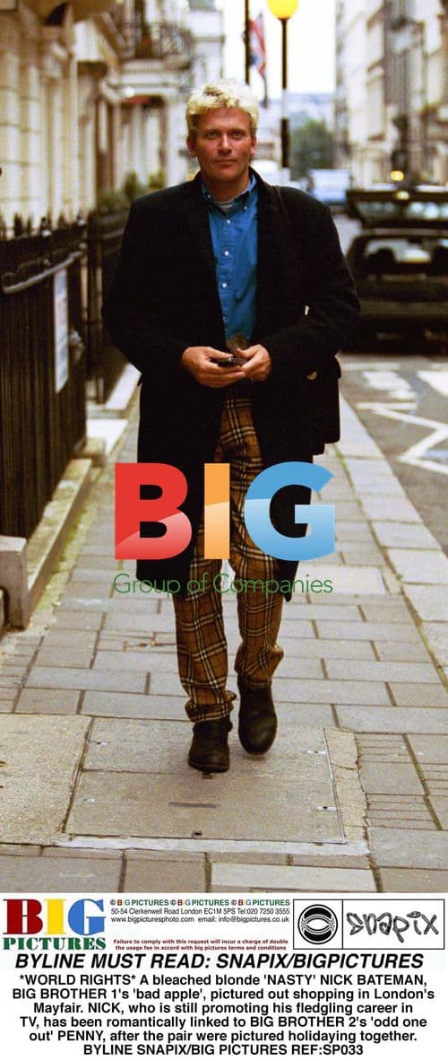 Nick Bateman Out Shopping in London