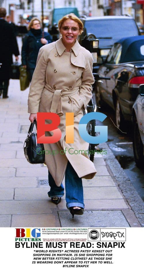 Patsy Kensit Out Shopping in Mayfair
