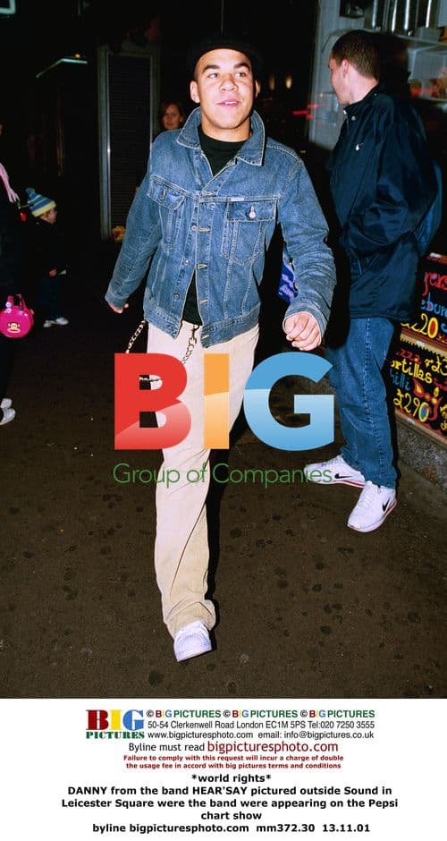 HEAR'SAY's Danny at Sound in Leicester Square