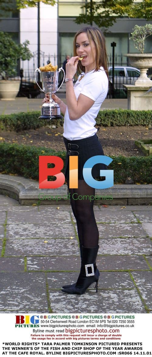 Tara Palmer-Tomkinson at Fish and Chip Awards