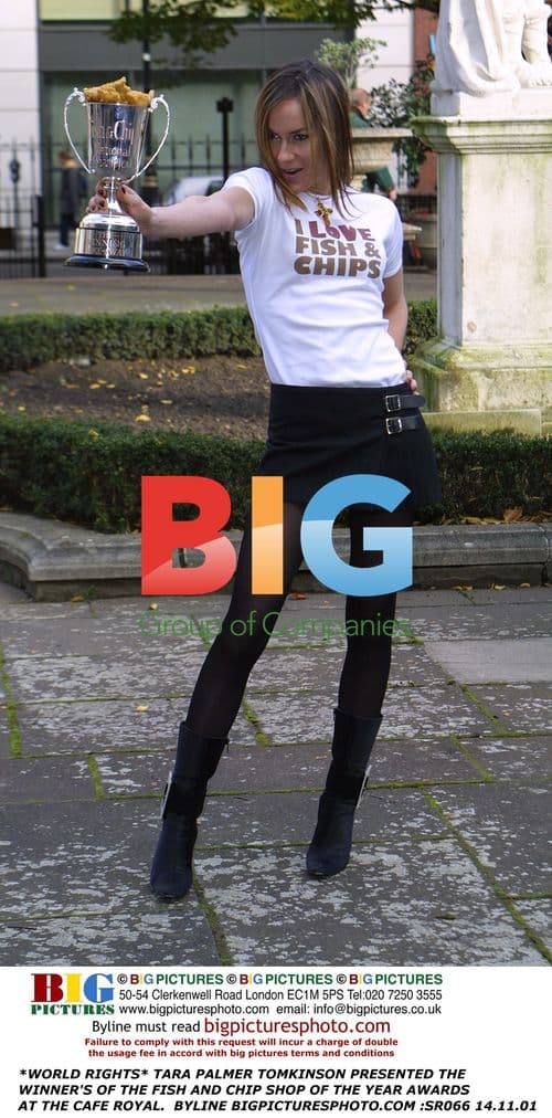 Tara Palmer-Tomkinson at Fish and Chip Awards