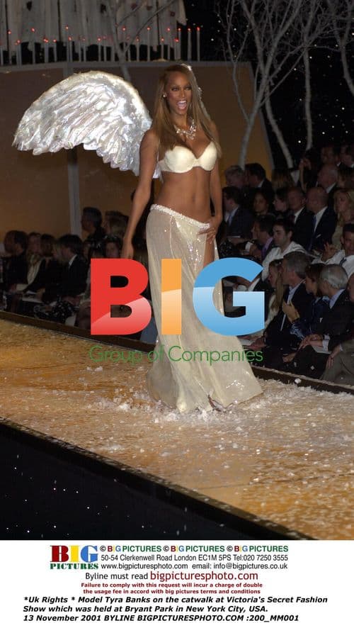 Tyra Banks at Victoria's Secret Fashion Show