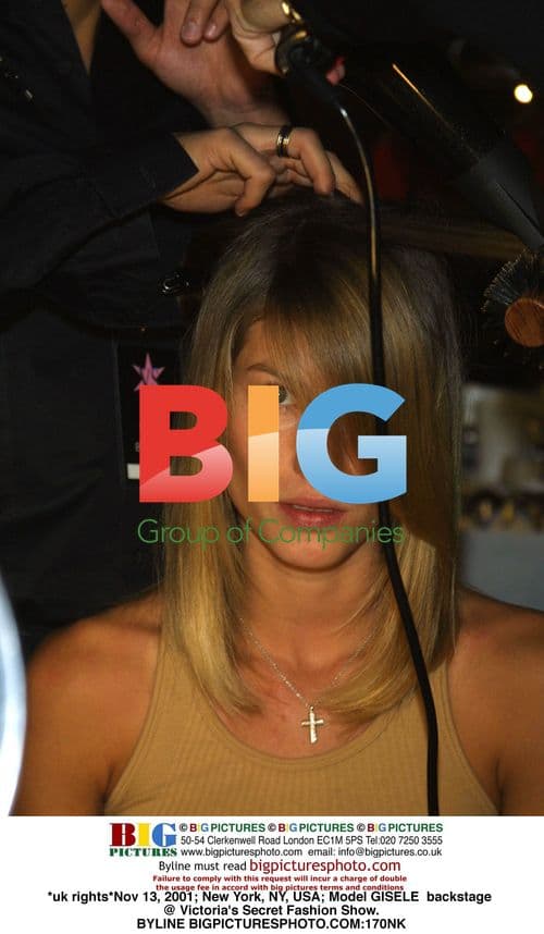 Gisele Backstage at Victoria's Secret Fashion Show