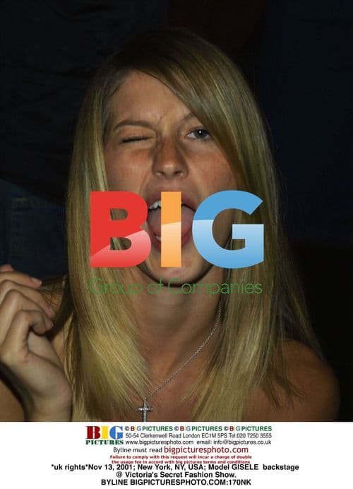 Gisele Backstage at Victoria's Secret Fashion Show