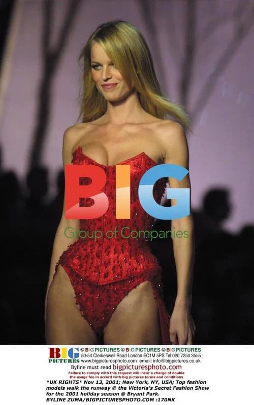 Fashion Model Eva Herzigova at Victoria's Secret Show