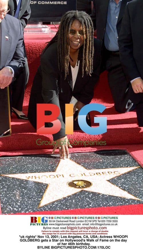 Whoopi Goldberg Receives Hollywood Star