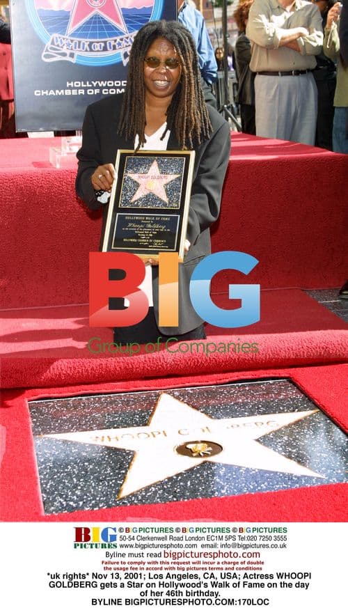 Whoopi Goldberg Receives Star on Hollywood Walk of Fame