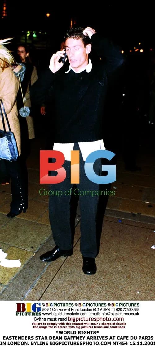 EastEnders star Dean Gaffney arrives at Cafe de Paris in London