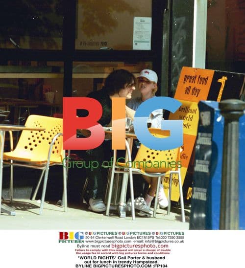 Gail Porter & Boyfriend Lunch in Hampstead