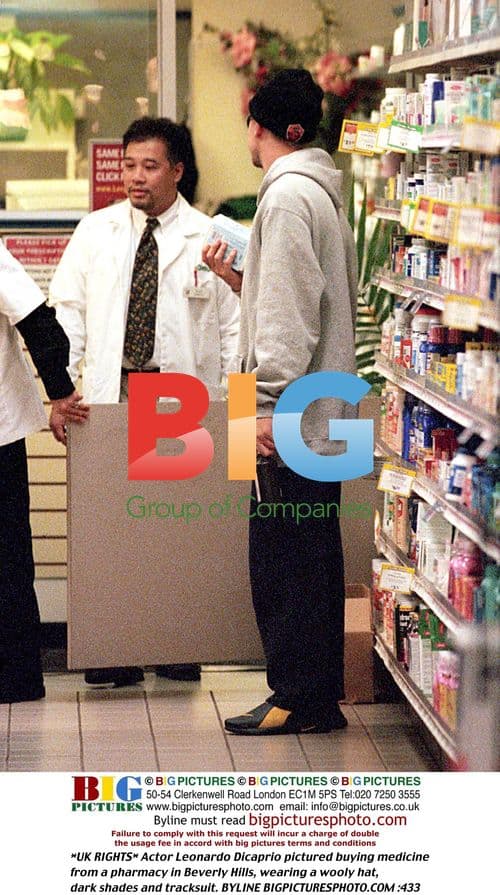 Leonardo DiCaprio Buying Medicine in Beverly Hills