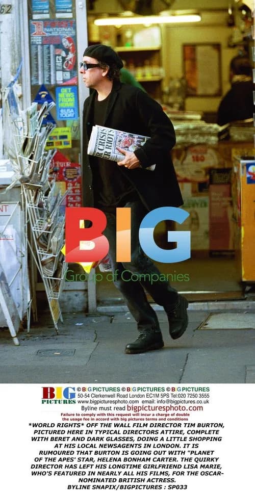 Tim Burton Shopping in London
