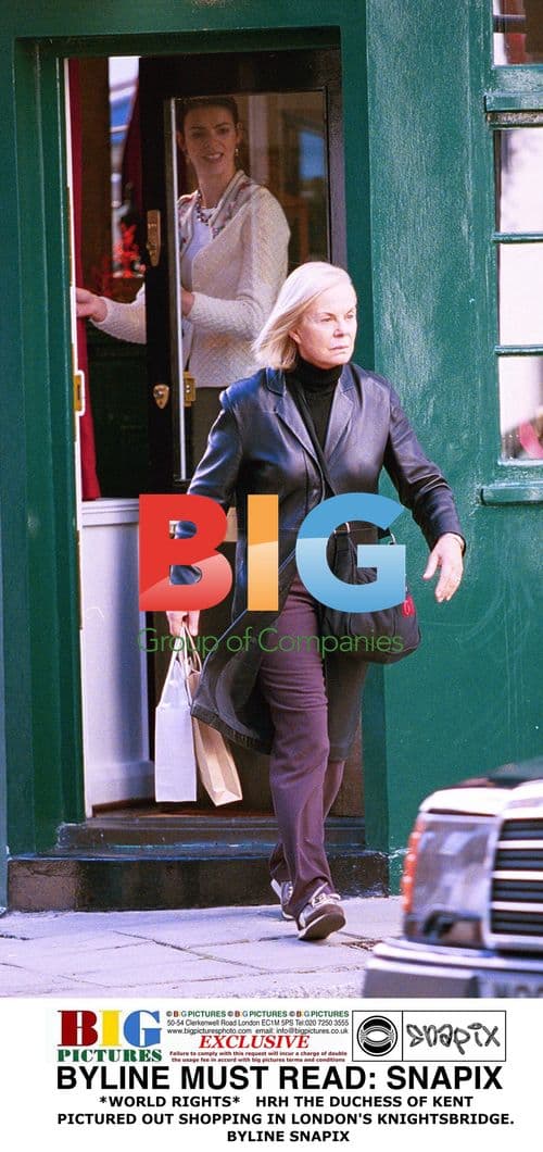 Duchess of Kent Shopping in London