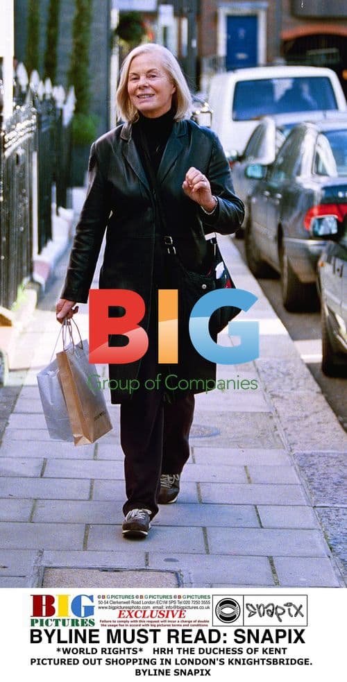 Duchess of Kent Shopping in London