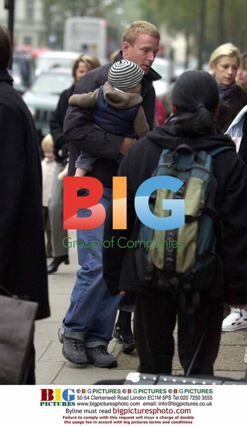 Guy Ritchie takes Lourdes and Rocco to school