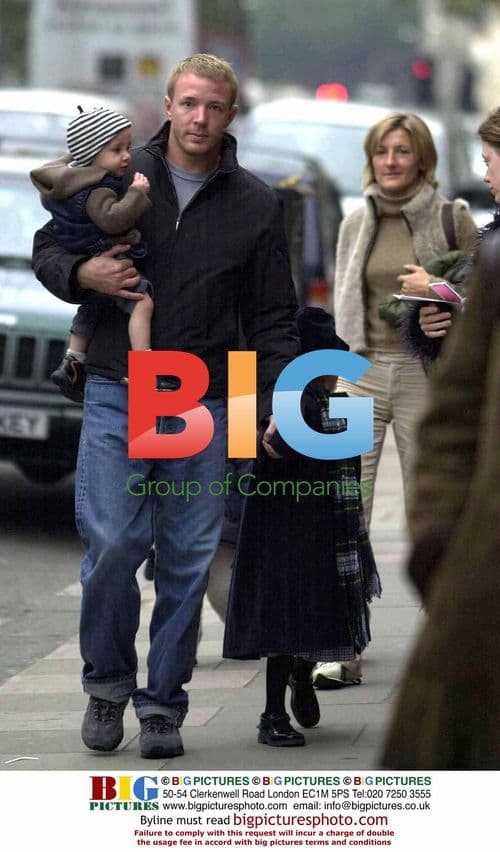 Guy Ritchie Takes Kids to School