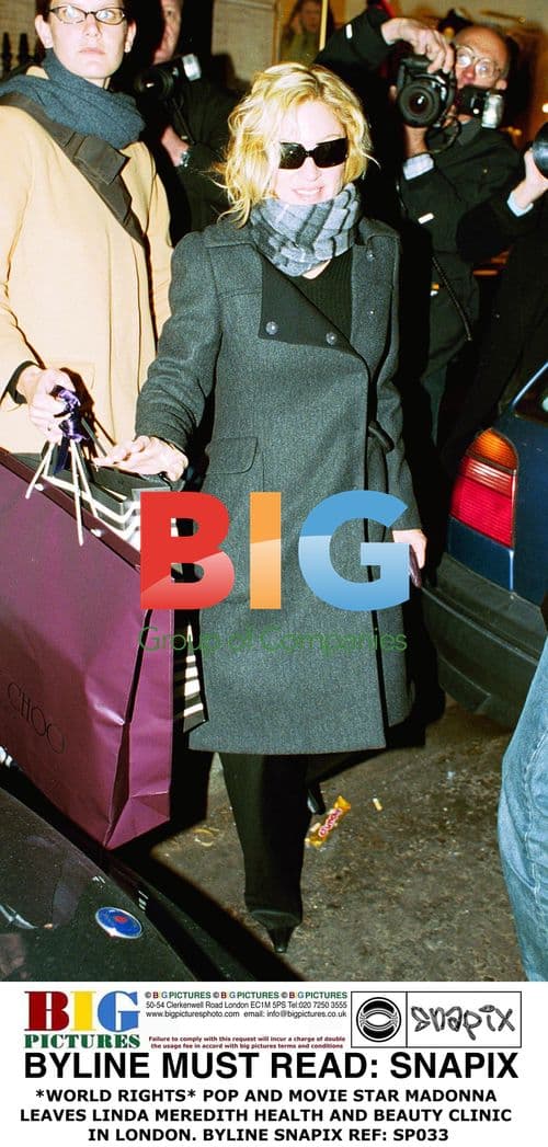 Madonna Leaves London Clinic