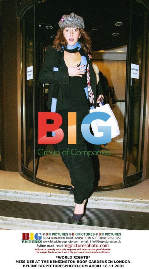 MISS DEE at the Kensington Roof Gardens in London