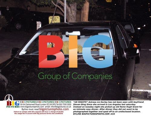 Liz Hurley and Hugh Grant Spotted