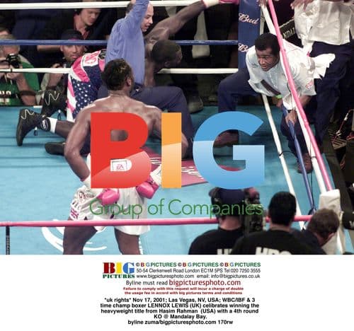 Lennox Lewis Wins Heavyweight Title