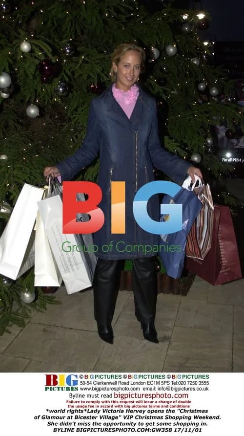 Lady Victoria Hervey at Bicester Village