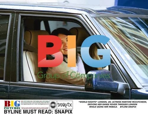 Martine McCutcheon Driving in London