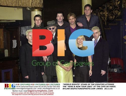 Eighties Stars Attend "Here & Now Tour 2002"