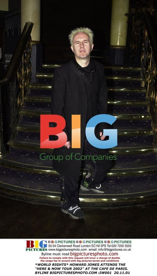 Howard Jones Attends Here & Now Tour 2002