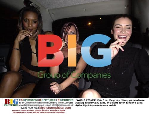 Girls from Liberty band in London Soho