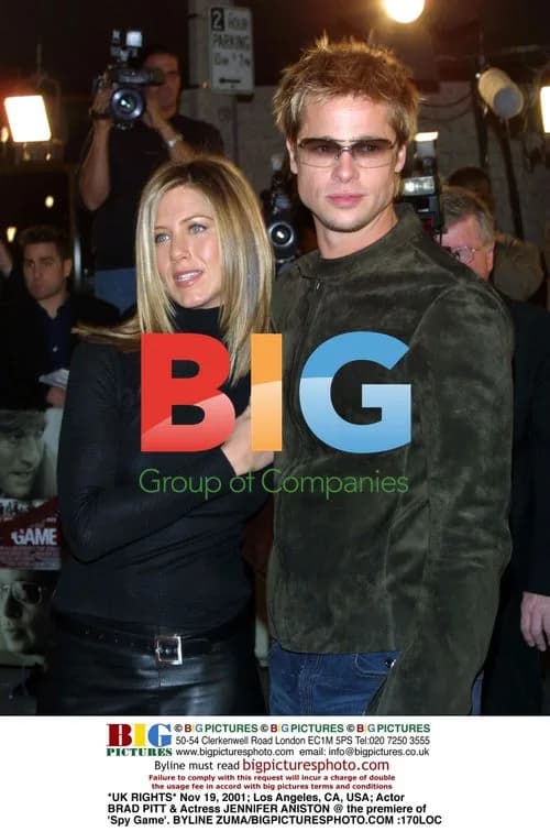 Brad Pitt and Jennifer Aniston at 'Spy Game' Premiere