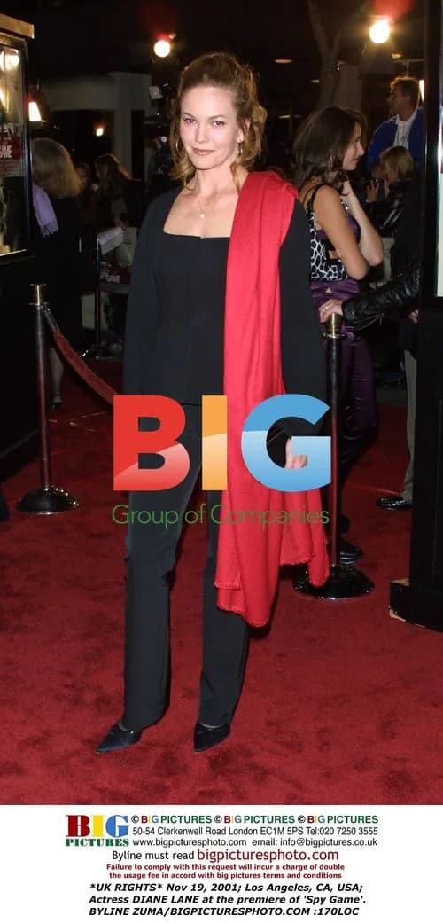 Diane Lane at 'Spy Game' Premiere