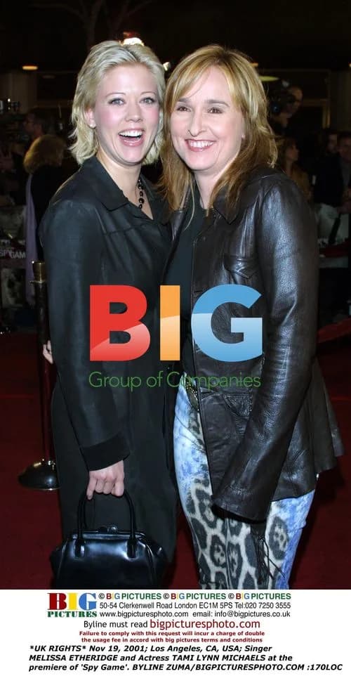 Melissa Etheridge and Tami Lynn Michaels at 'Spy Game' premiere